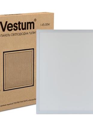 Панель свiтлодiодна led ultra slim 40w 600x600 6500k 220v vestum1 фото