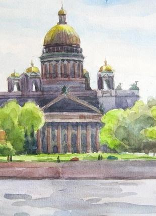 Акварельная картина петербург (ленинград)2 фото