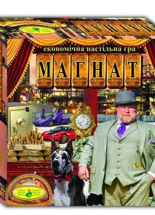 Настільна гра "магнат" (укр) комбінований різнобарв'я