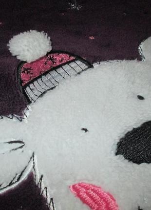 Суперовый тёплый плюшевый свитшот кофта меховушка с зимним мишкой time to dream6 фото
