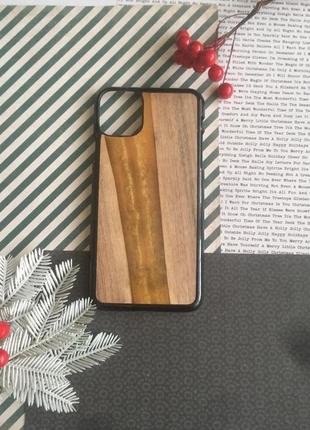 Valentines day resin & wood case for apple iphone1 фото