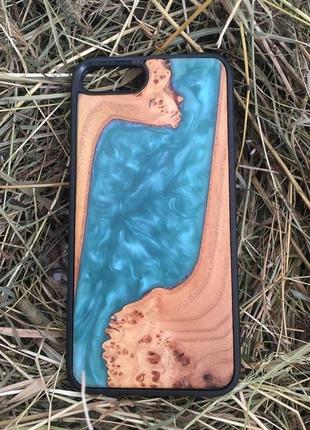 Resin & wood case for apple iphone1 фото