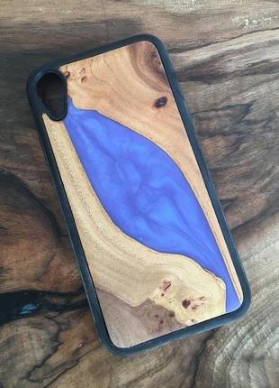 Resin & wood case for apple iphone