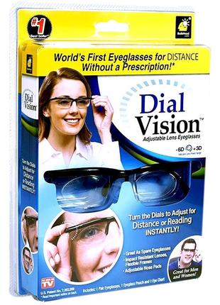 Окуляри з регулюванням лінз dial vision від -6d до +3d (уцінка)9 фото