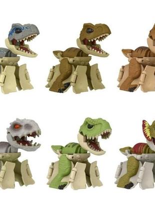 Мини-фигурка mattel дино-трансформер jurassic world мир юрского периода, в асс. hlp00