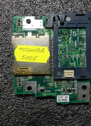 Плата кардридера b3608929 ноутбука toshiba satellite 5005-s504