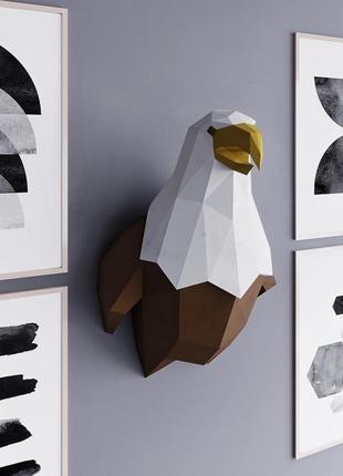 3d фигура орел оригами papercraft