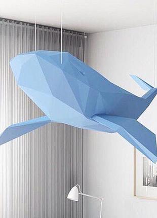 3d фигура кит оригами papercraft