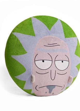 Подушка декоративна rick and morty rick's face (обличчя ріка)