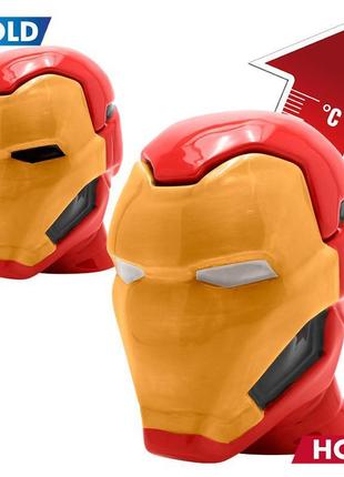 Чашка 3d marvel iron man (залізна людина) 450 мл