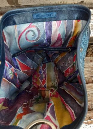 Натуральная плетеная кожа. шикарный рюкзак в тренде итальянской моды6 фото