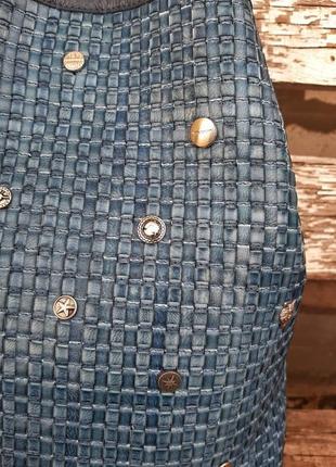 Натуральная плетеная кожа. шикарный рюкзак в тренде итальянской моды8 фото