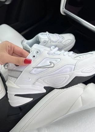 Nike m2k tekno white black2 фото