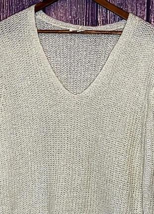 Брендовый свитер туника v-вырез с длинными рукавами  usa размер l4 фото