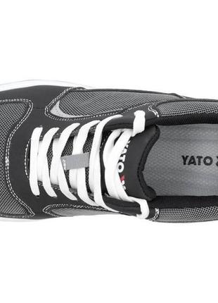 Кросівки робочі yato "prime sbp", раз. 41 поверхня зі шкіри із...5 фото