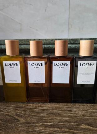 Loewe : mercurio,  esencial, solo, 7 anonimo