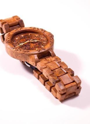 Noah miracle наручные деревянные часы кап ореха. наручний дерев'яний годинник. чоловічій годинник9 фото