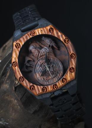 Вікінг | скандинавський стиль | чоловічій годинник1 фото
