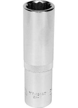 Головка торцева 12-гранна yato: подовжена, квадрат 1/2", м= 15...