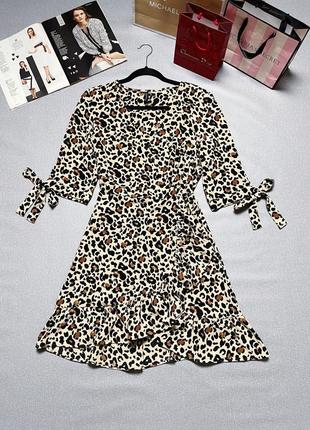 Леопардова сукня h&amp;m