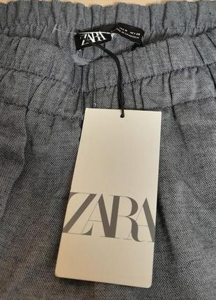 Шикарные серые штшикарные серые шаны с эластичным поясом zara made in cambodia с биркой, 💯 оригинал9 фото