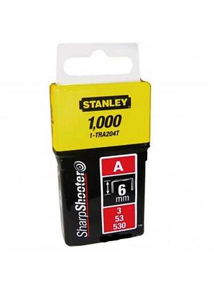 Скоби для степлера stanley "light duty" тип "а", h = 6 мм, 100...