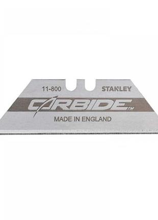 Лезо змінне трапецевидне stanley "carbide": l= 62 мм. зкарбід-...