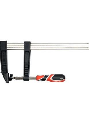 Струбцина f образна професійна yato: h= 50 мм, l = 200 мм (пол...