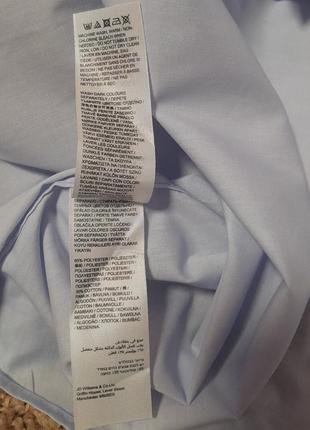 Баталовая рубашка с короткими рукавами голубого цвета jacamo made in bangladesh с биркой5 фото