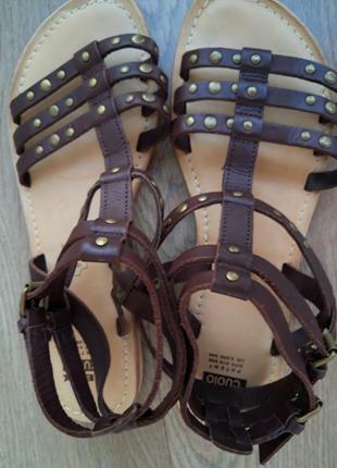 Сандалии geox кожа 40 разм кожаные босоножки geox8 фото