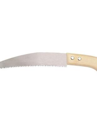 Гілкоріз (ножівка садова) 250 мм з дерев'яною ручкою vorel (по...