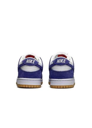 Nike sb dunk low pro iso orange label court purple4 фото