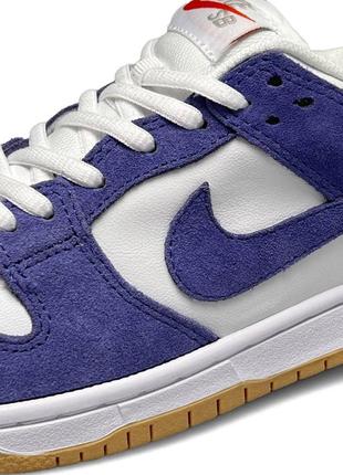 Nike sb dunk low pro iso orange label court purple6 фото