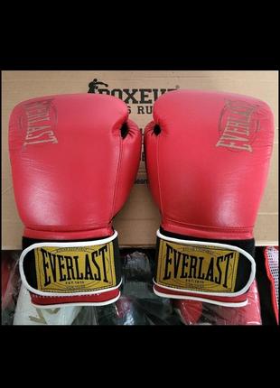 Боксерські рукавиці everlast 1910 classic 16 oz оригінал рукавиці для боксу