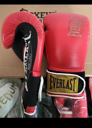 Боксерские перчатки everlast 1910 classic оригинал 16 унций5 фото