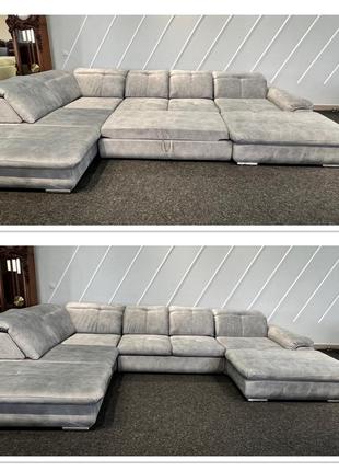 Новий великий розкладний диван тканина мегаполь6 фото