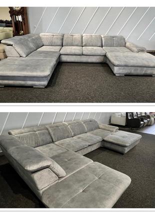 Новий великий розкладний диван тканина мегаполь10 фото