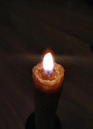 Свічки з вощини, еко свічки, воскові свічки, тонкі свічки з воску і меду4 фото