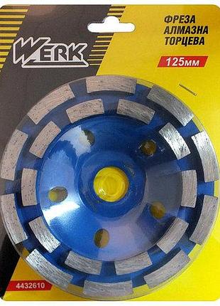 Фреза алмазна торцева 125*22,23 werk