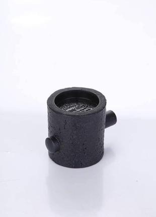 Чорна керамічна кружка, висота 80 мм, арт.№655 фото