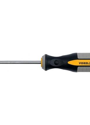 Викрутка плоска sl3 х 75 мм crv, трикомпонентна рукоятка vorel...
