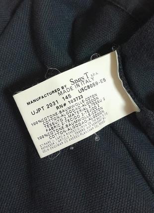 Шикарная хлопковая рубашка чёрного цвета armani jeans made in italy, оригинал6 фото