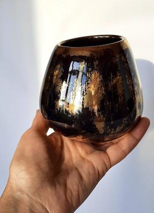 Маленькая керамическая ваза для цветов ваза для цветов ручной работы стильный экологически чистый10 фото