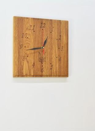 Настенные деревянные часы1 фото