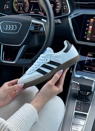 Жіночі кросівки adidas samba og white black