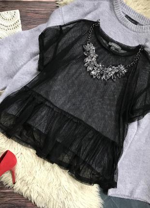 Красивая блуза сеточка primark