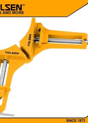 Кутова струбцина tolsen industrial 75 мм 10218