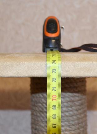 Когтеточка с лежанкой высотой 75 см “макси”2 фото