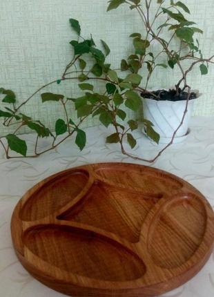 Тарелка менажница на пять секций . кухонные доски из дерева. доски для подачи.2 фото