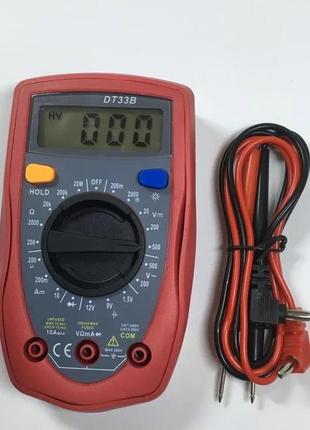 Мультиметр цифровий тестер digital dt33b зі звуковим продзвінком